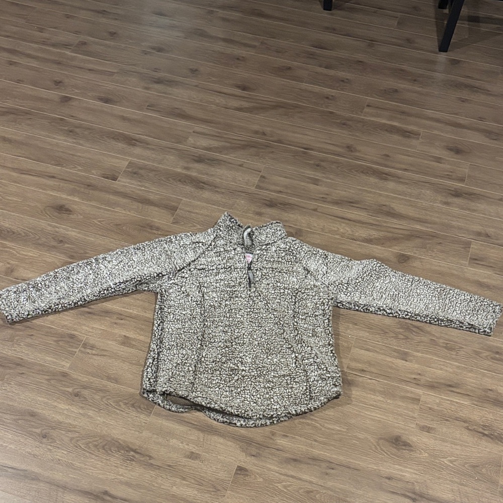 Speckled Gray Pullover Sweater - image 1
